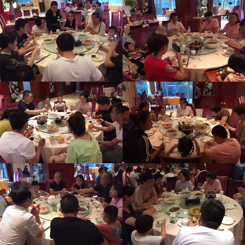 小胖威利患者及家长聚餐